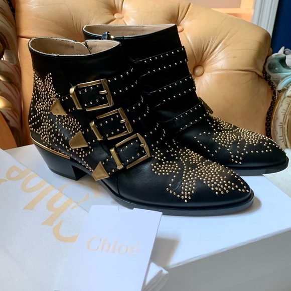 Chloe Susanna Studded Bootie BNIB 37 - Picture 2 of 11